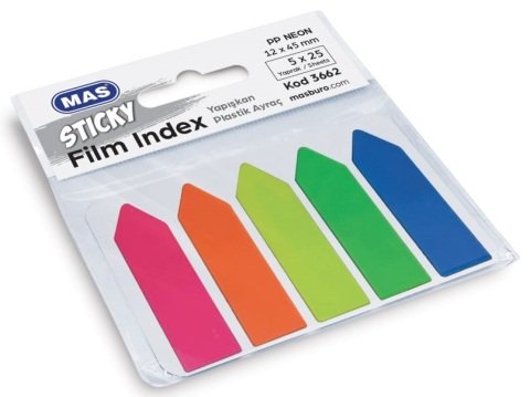 Mas Plastik Film Index Ok Şekilli 12x45mm 3662