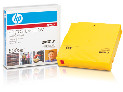 HP LTO-3 Ultrium 800 GB Re-writable Data Cartridge (C7973A)