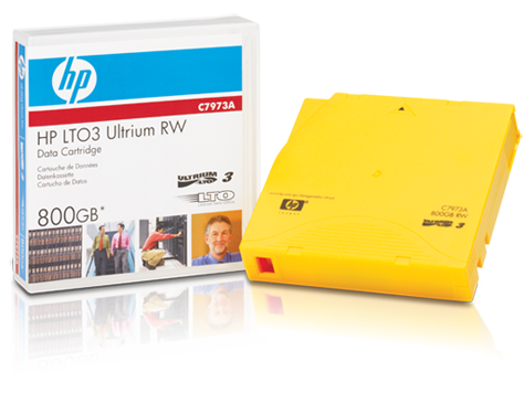 HP LTO-3 Ultrium 800 GB Re-writable Data Cartridge (C7973A)