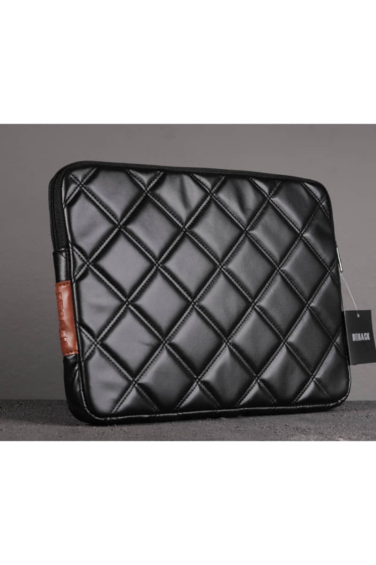 Back Laptop Çantası Kapitone 24.5X34.5cm Siyah