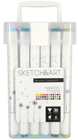 Bruno Visconti Twin Marker Sketch&Art 36 Renk 22-0078