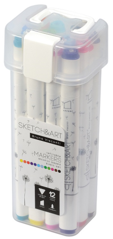 Bruno Visconti Twin Marker Sketch&Art 12 Renk 22-0076