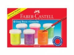 Faber-Castell Floresan Guaj Boya 6'lı
