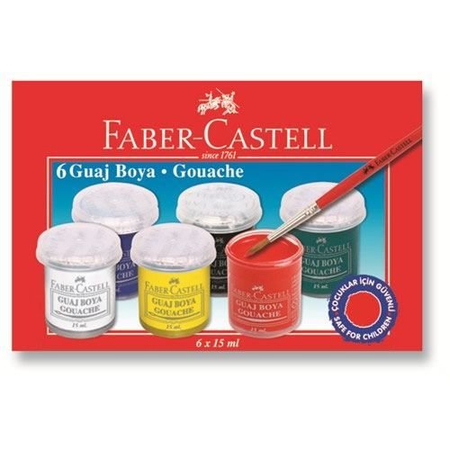 Faber-Castell Guaj Boya 6 Renk