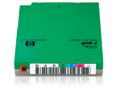 HP LTO-4 Ultrium 1.6TB WORM Custom Label Data Cartridge 20 Pack (C7974WL)