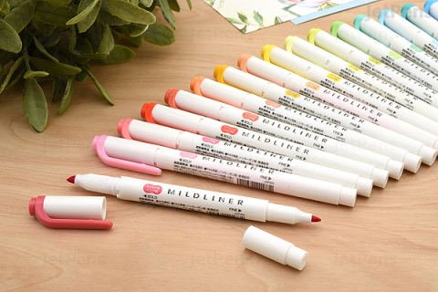 Zebra Mildliner Çift Uçlu Fosforlu Kalem Seti 5 Renk WKT-5C-HC