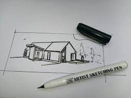 Zig Artist Sketching Pen IR-220SP 010 Siyah