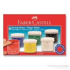 Faber-Castell Parmak Boyası 6 Renk