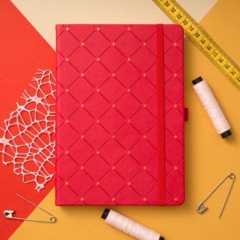 Victoria's Journals Sofia New Bloknot Noktalı Sert Kapak Ciltli Lastikli Defter 96 Yaprak