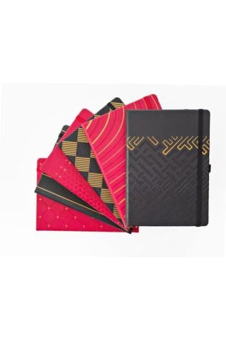 Victoria's Journals Sofia New Bloknot Noktalı Sert Kapak Ciltli Lastikli Defter 96 Yaprak