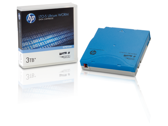 HP LTO-5 WORM Custom Labeled Cartridge 20 Pack (C7975WL)
