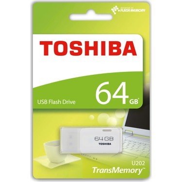 Toshiba Hayabusa 64GB USB 2.0 USB Bellek Beyaz