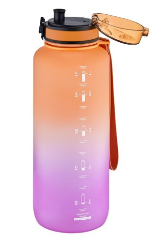 Uzspace Tritan Matara 1000ML.Turuncu-Mor