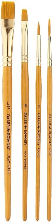 Daler Rowney Fırça Seti 4'lü 216920402