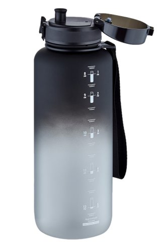 Uzspace Tritan Matara 1000ML.Siyah-Beyaz