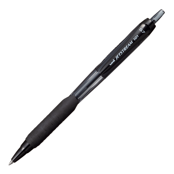 Uni JETSTREAM 101 0.7 RT Hızlı Yazı Kalemi Siyah
