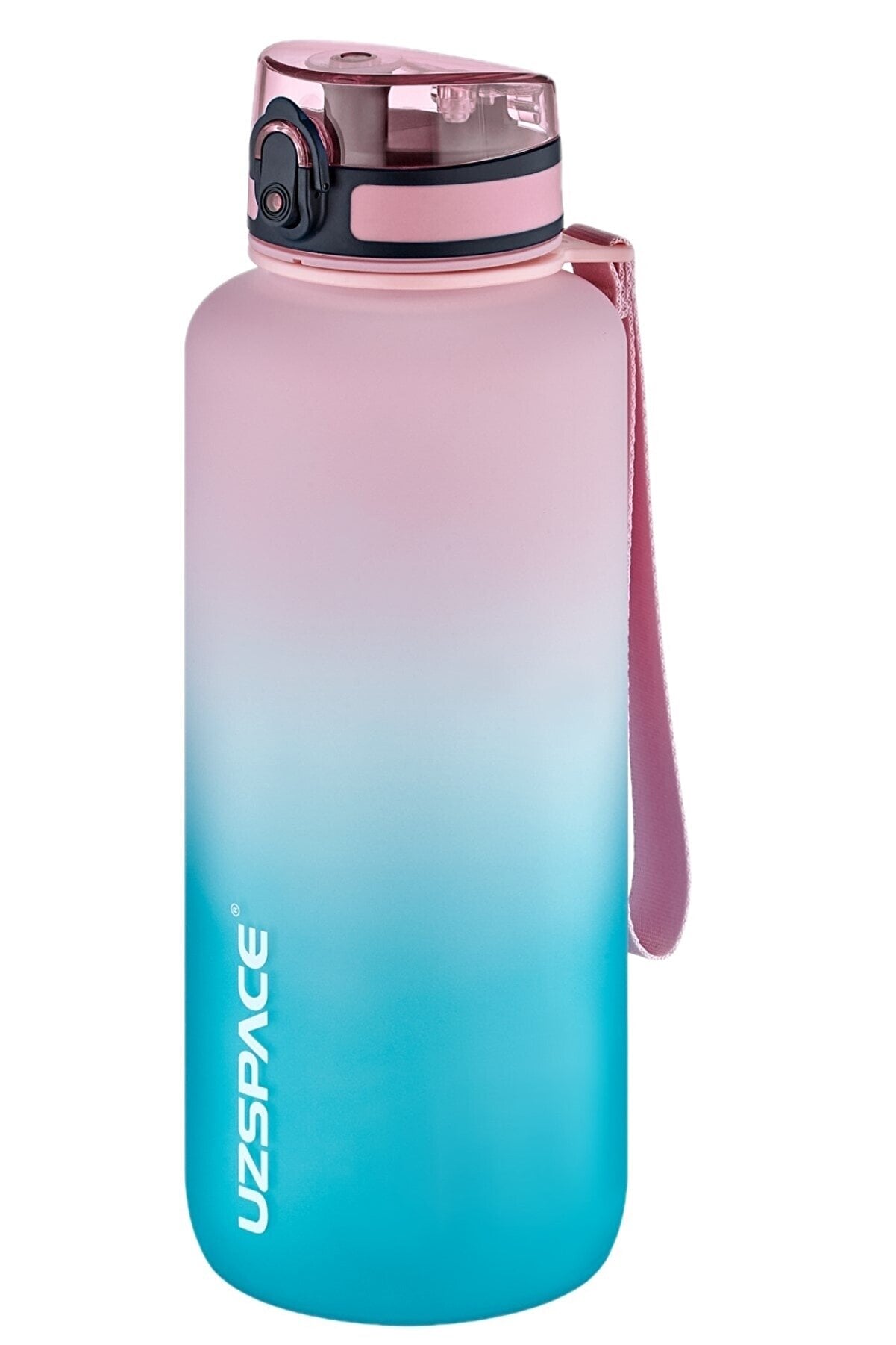Uzspace Tritan Matara 1000ML.Pembe-Turkuaz