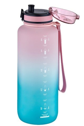 Uzspace Tritan Matara 1000ML.Pembe-Turkuaz
