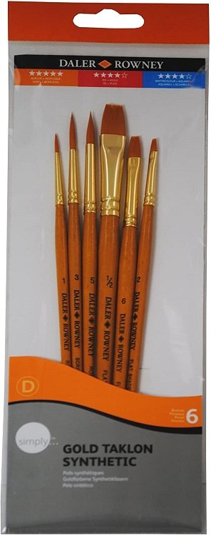 Daler Rowney Fırça Seti 6'lı 216920600