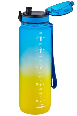 Uzspace Tritan Matara 1500ML.Mavi-Sarı