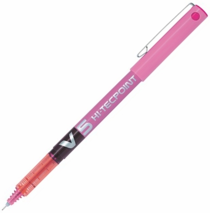 Pilot V5 Kalem Pembe