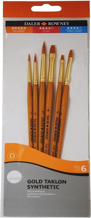 Daler Rowney Fırça Seti 6'lı 216920601