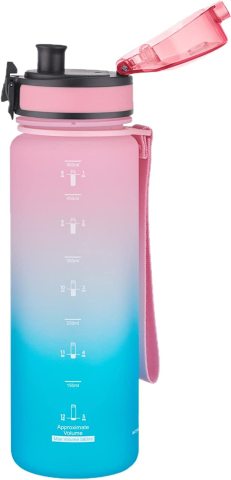 Uzspace Tritan Matara 1500ML.Pembe-Turkuaz