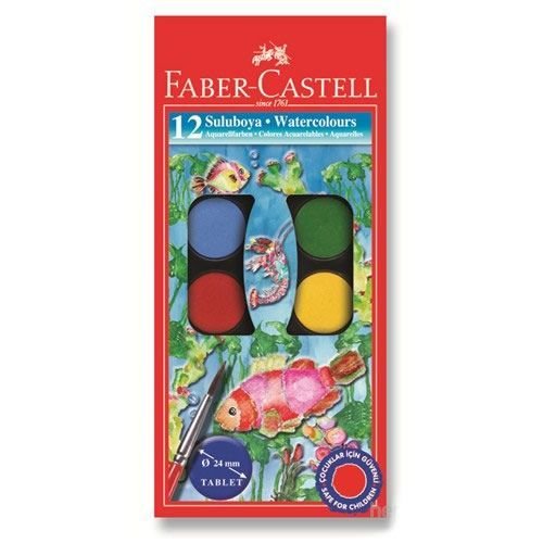 Faber-Castell Redline Suluboya 12 Renk Küçük Boy