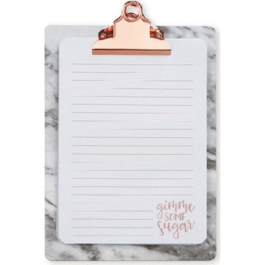 Pyrus Notluklu Clip Board Rosegold Mermer Sc700031A