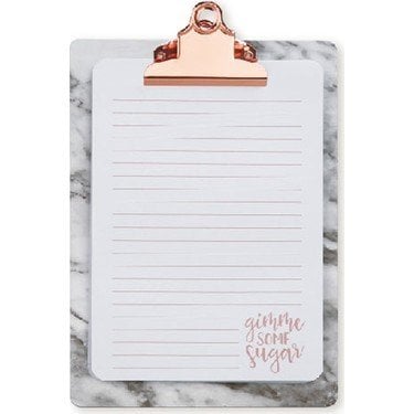 Pyrus Notluklu Clip Board Rosegold Mermer Sc700031A