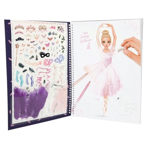Top Model Fantasy Ballerina Stickerlı Boyama Kitabı 0411051