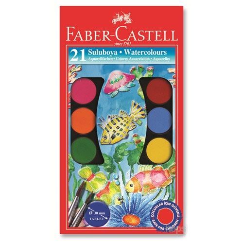 Faber-Castell Redline Suluboya 21 Renk Büyük Boy