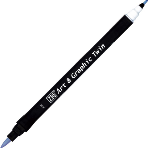 Zig Art & Graphic Twin Brush Pen Çift Uçlu Çizim Kalemi Shadow MouweTUT-80 303