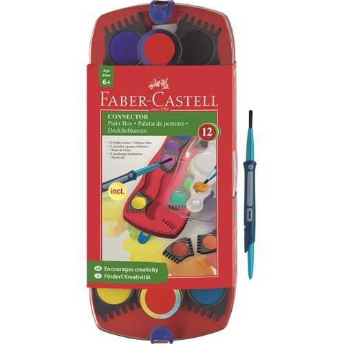 Faber-Castell Değiştirilebilir Tablet Suluboya 12 Renk