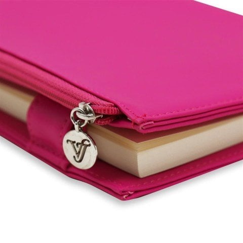 Victoria's Journals Zipco Pearl Defter 14 x 20cm Rose Gold