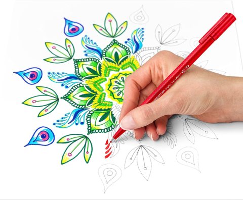 Staedtler Triplus Broadliner Kalem Seti 10 Renk