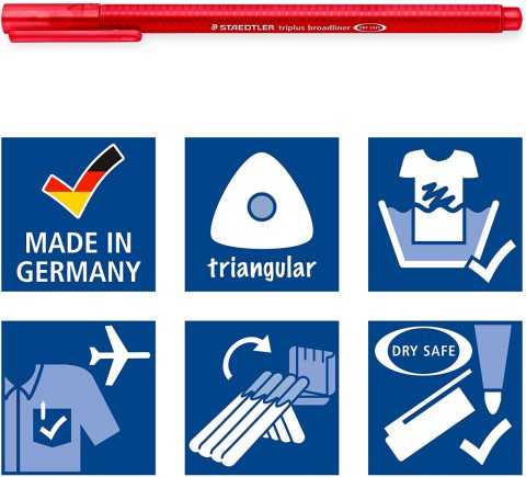 Staedtler Triplus Broadliner Kalem Seti 10 Renk