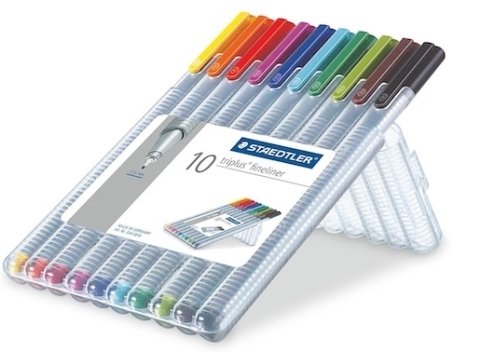 Staedtler Triplus Broadliner Kalem Seti 10 Renk