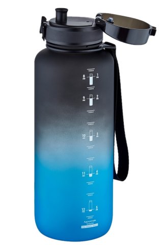 Uzspace Tritan Matara 500ML.Siyah-Mavi