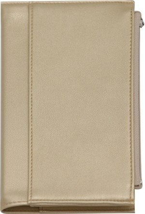 Victoria's Journals Zipco Pearl Defter 14 x 20cm Gold
