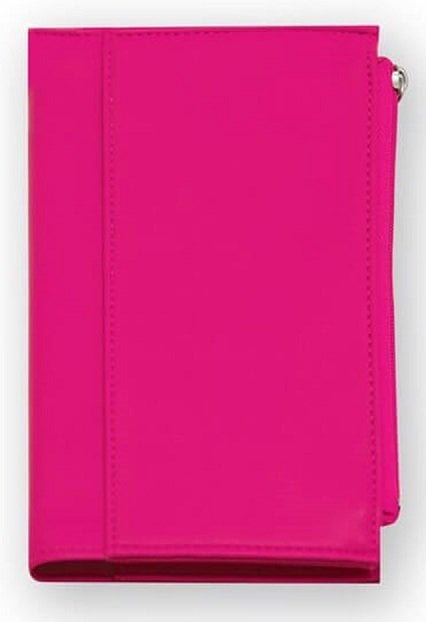 Victoria's Journals Zipco Leatherette Defter 14 x 20cm Pembe