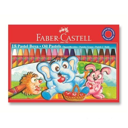 Faber-Castell Redline Karton Kutu Pastel Boya 18 Renk