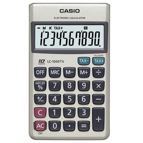 Casio LC-1000TV Hesap Makinesi