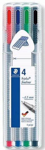 Staedtler Triplus Fineliner Kalem Seti 4 Renk