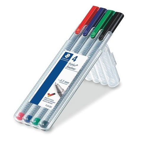 Staedtler Triplus Fineliner Kalem Seti 4 Renk