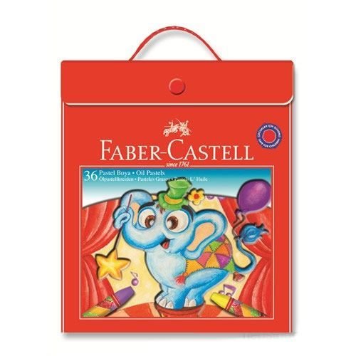 Faber-Castell Plastik Çantalı Tutuculu Pastel Boya 36 Renk