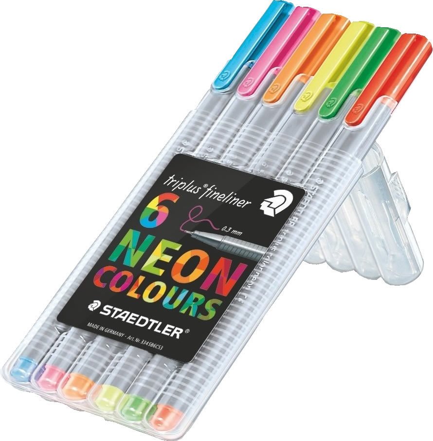 Staedtler Triplus Fineliner Kalem Seti Neon 6 Renk
