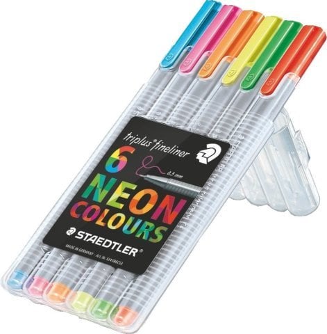 Staedtler Triplus Fineliner Kalem Seti Neon 6 Renk