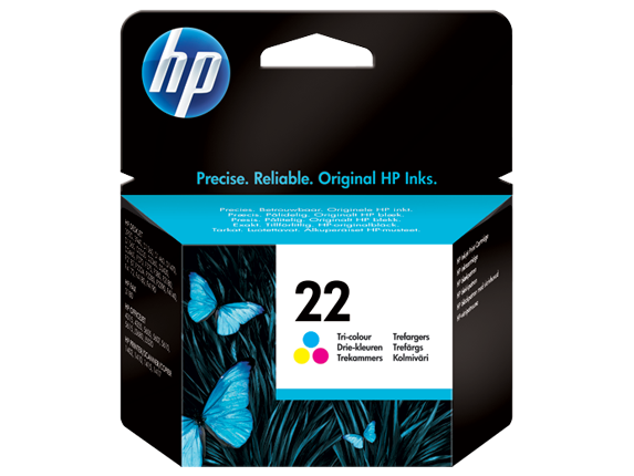 HP 22 Tri-color Original Ink Cartridge (C9352AE)