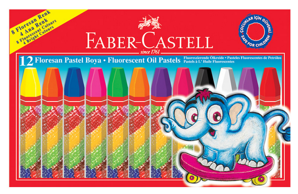 Faber-Castell Floresan Pastel Boya 12 Renk